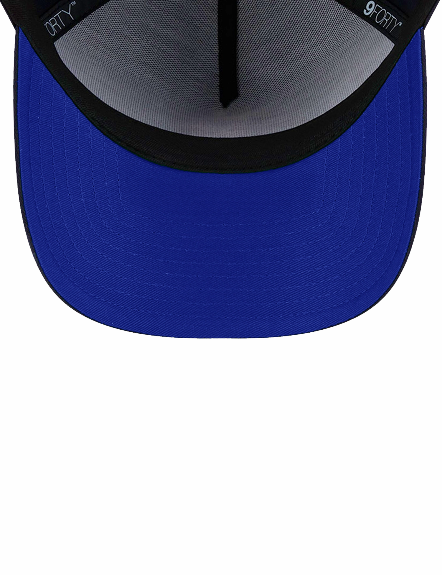 Los Angeles Dodgers New Era MLB 9FORTY Royal Outline A-Frame Snapback Hat - Black