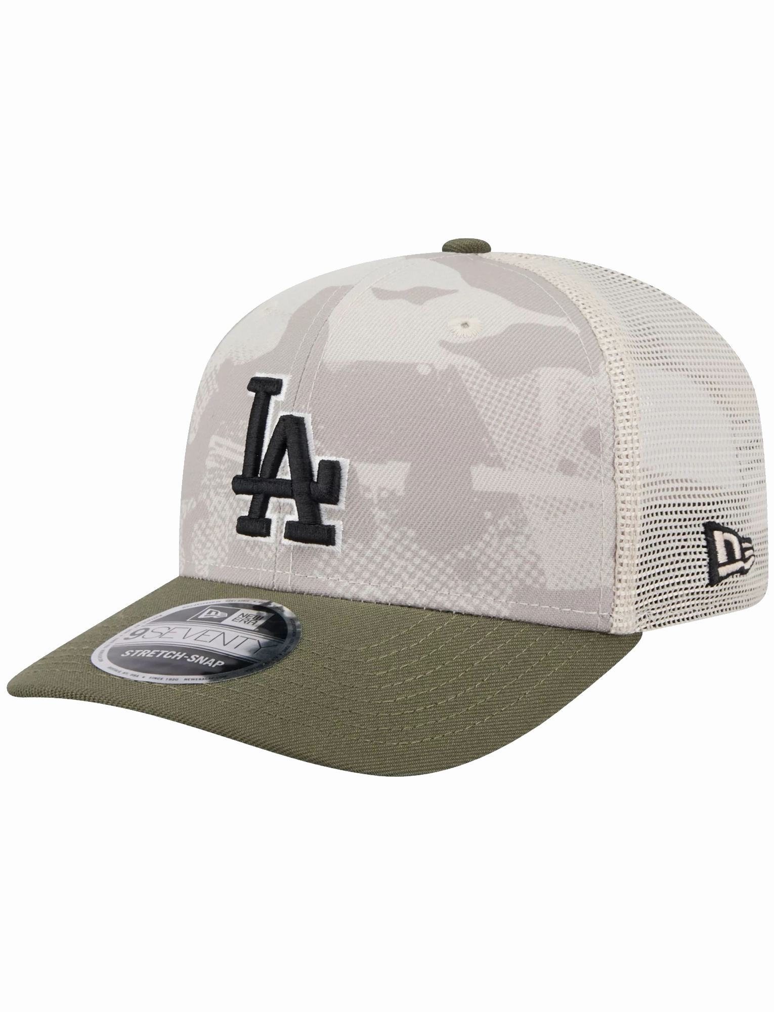 Los Angeles Dodgers New Era MLB Armed Forces 2025 9SEVENTY Stretch-Snapback Hat