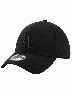 Los Angeles Dodgers New Era MLB Black On Black 39THIRTY Stretch-Fit Hat