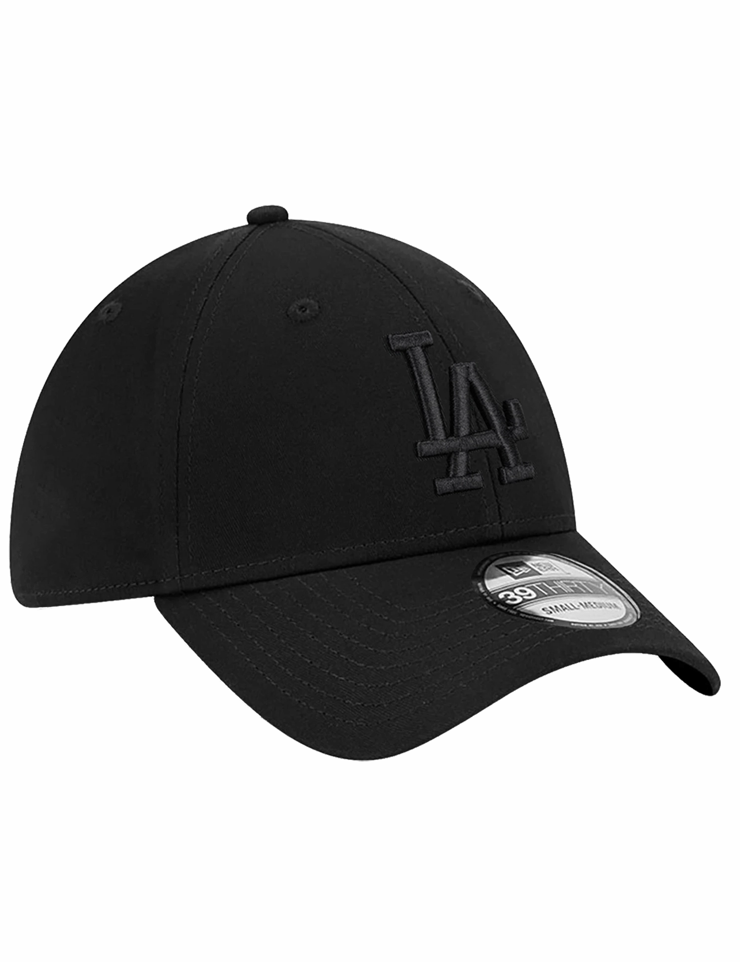 Los Angeles Dodgers New Era MLB Black On Black 39THIRTY Stretch-Fit Hat