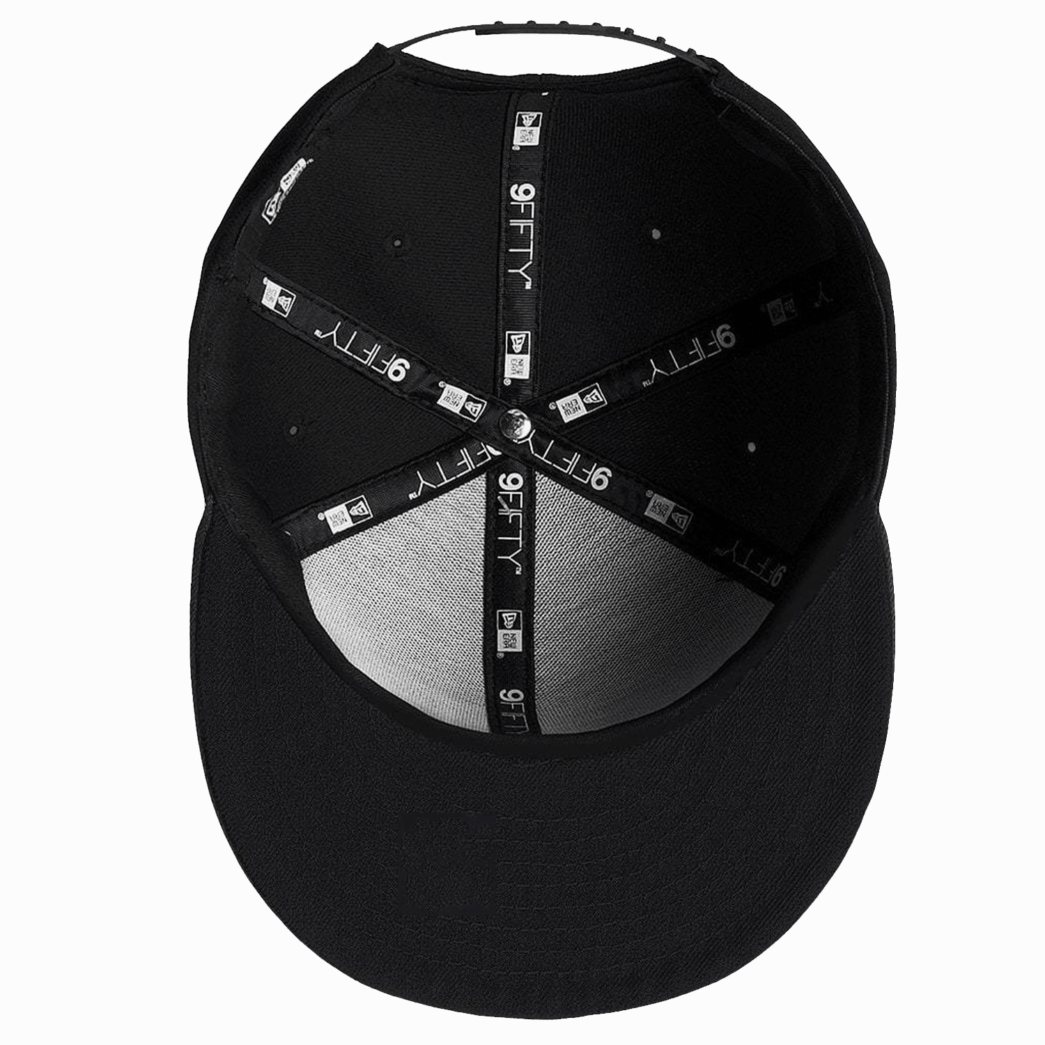 Los Angeles Dodgers New Era MLB Black On Black 9FIFTY Pre-Curved Snapback Hat