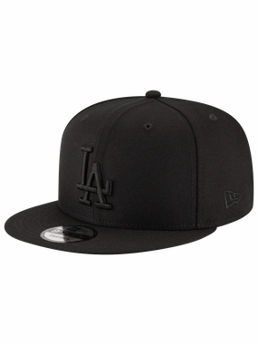 Los Angeles Dodgers New Era MLB Black On Black 9FIFTY Snapback Hat