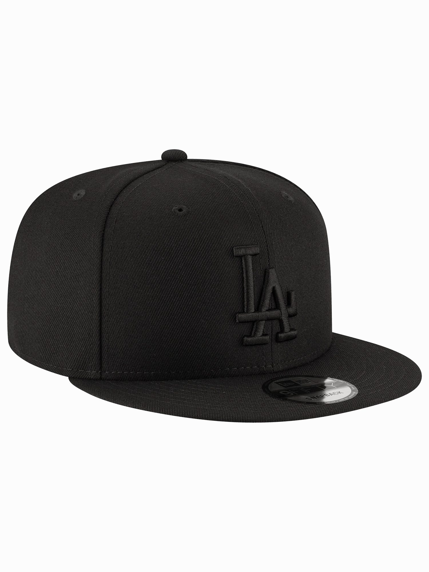 Los Angeles Dodgers New Era MLB Black On Black 9FIFTY Snapback Hat