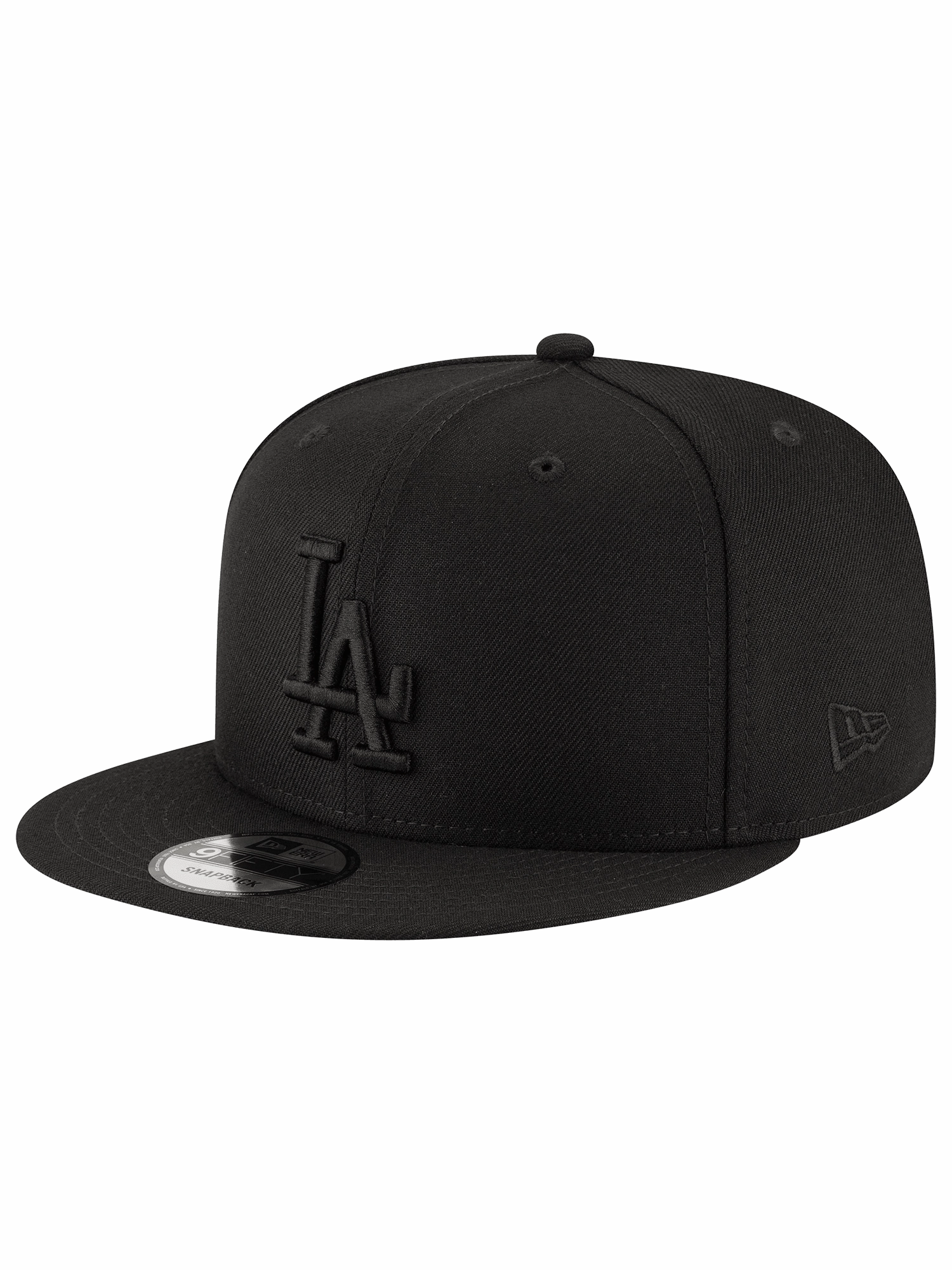 Los Angeles Dodgers New Era MLB Black On Black 9FIFTY Snapback Hat