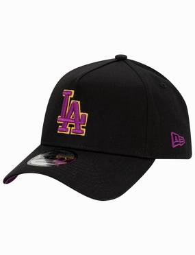 Los Angeles Dodgers New Era MLB LA Vibes 9FORTY A-Frame Snapback Hat - Black