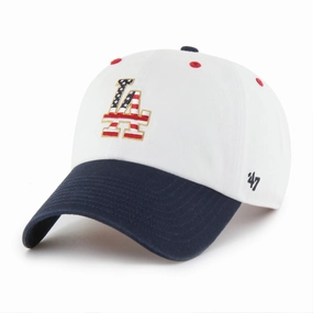 LOS ANGELES DODGERS PATRIOTIC FLAG FILL '47 CLEAN UP