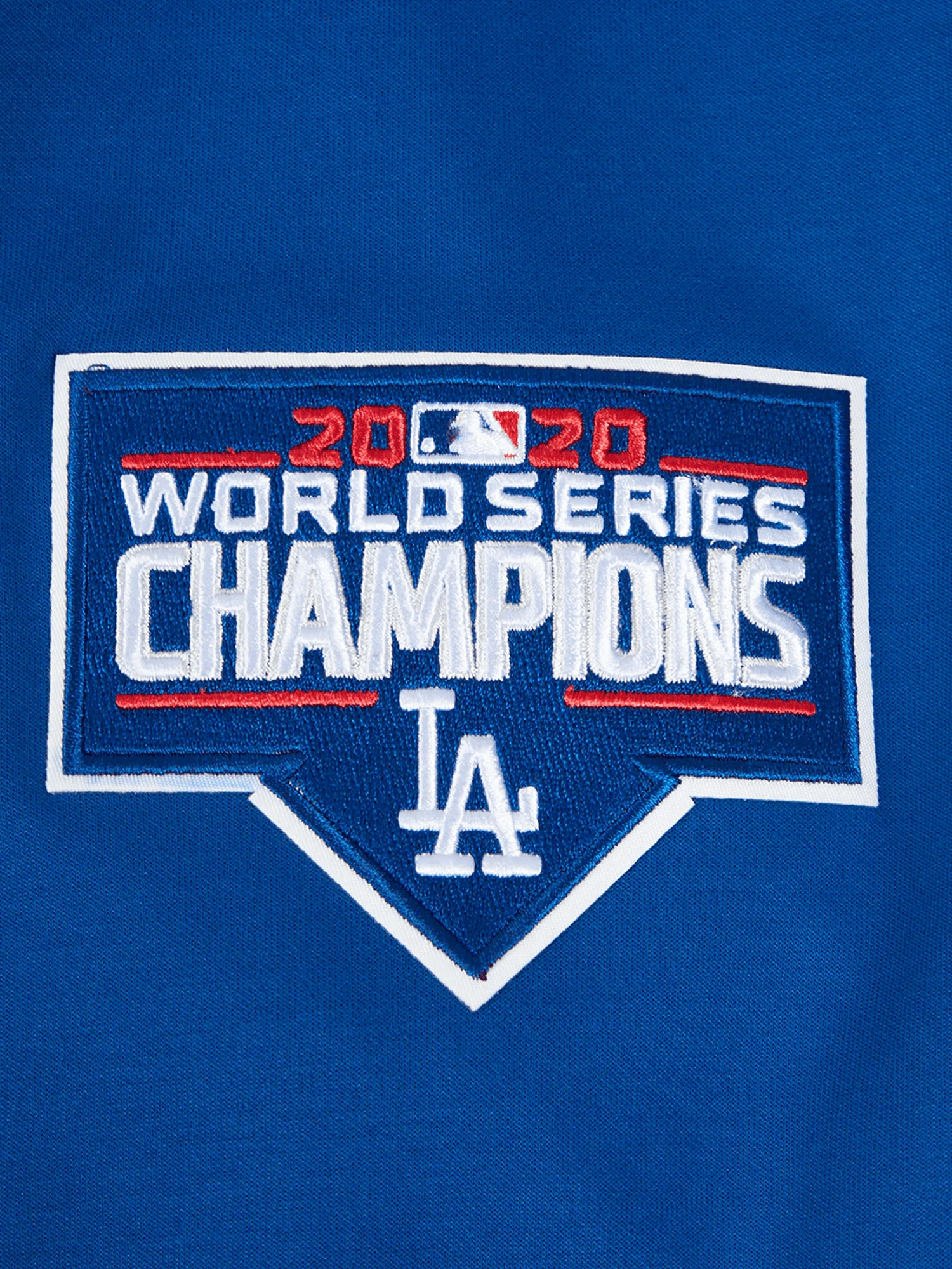 Los Angeles Dodgers Pro Standard MLB Team Chenille Hoodie Jumper  - Blue