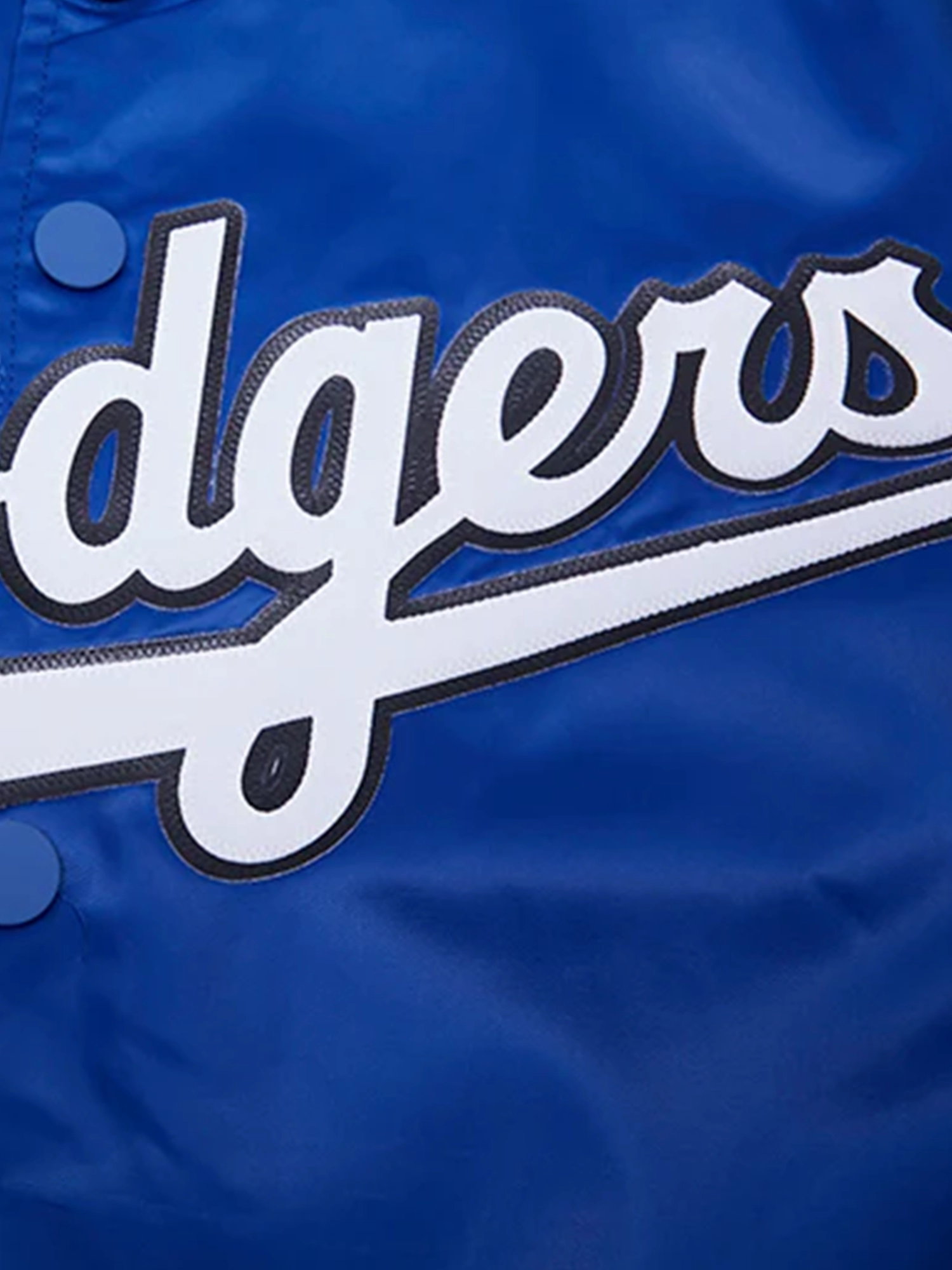 Los Angeles Dodgers Pro Standard MLB Team Classic Satin Button Jacket - Blue