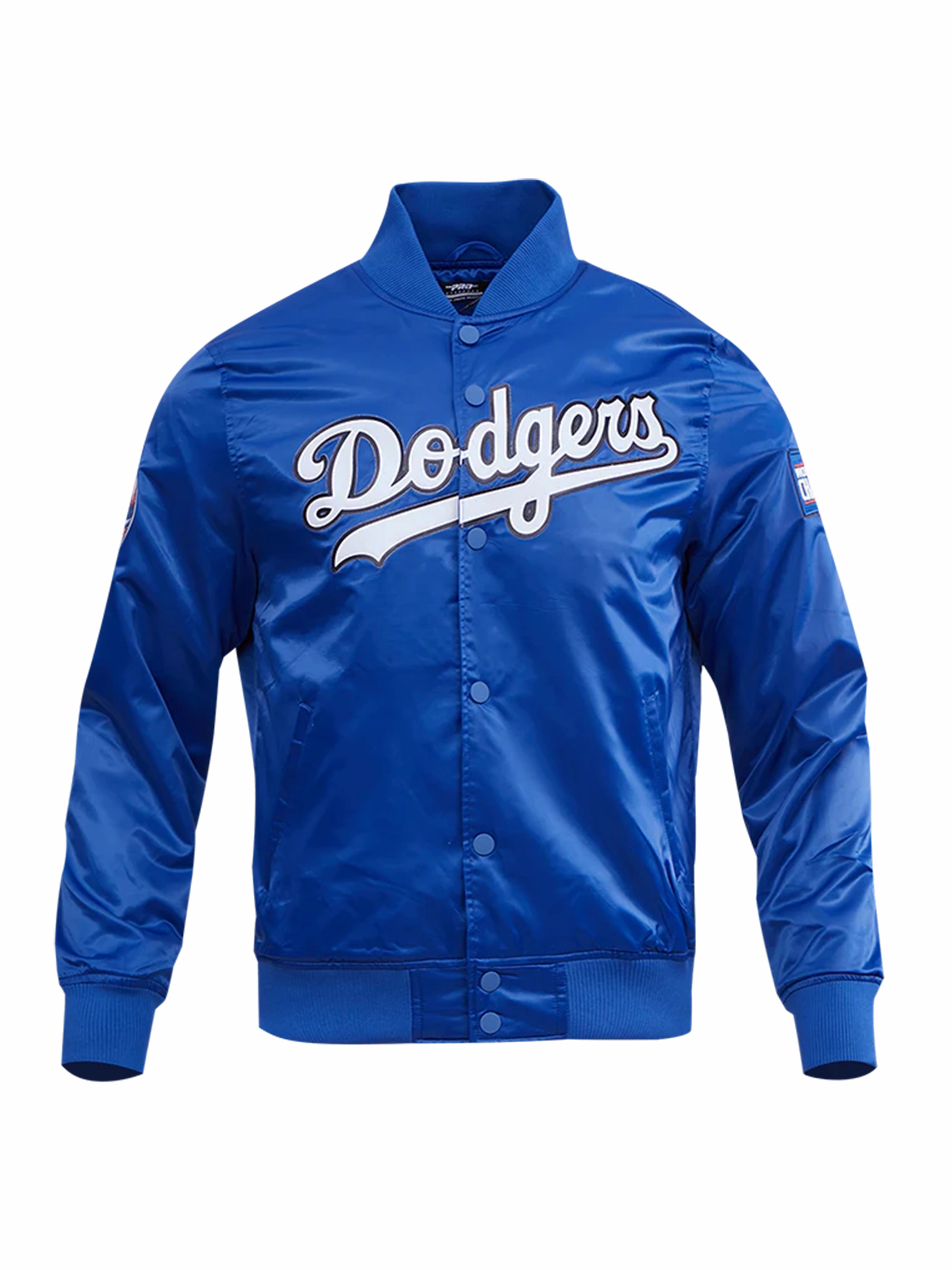 Los Angeles Dodgers Pro Standard MLB Team Classic Satin Button Jacket - Blue