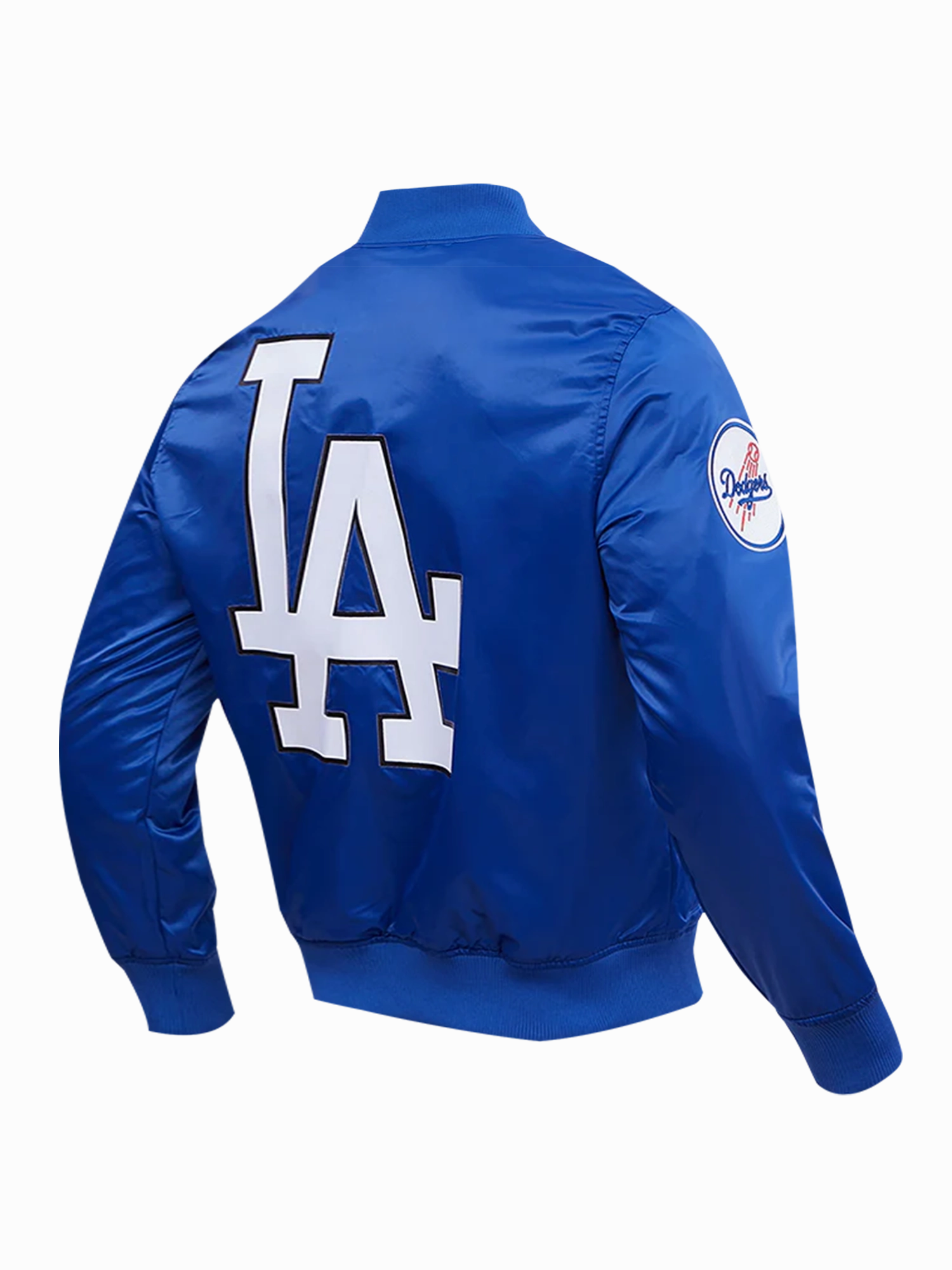 Los Angeles Dodgers Pro Standard MLB Team Classic Satin Button Jacket - Blue