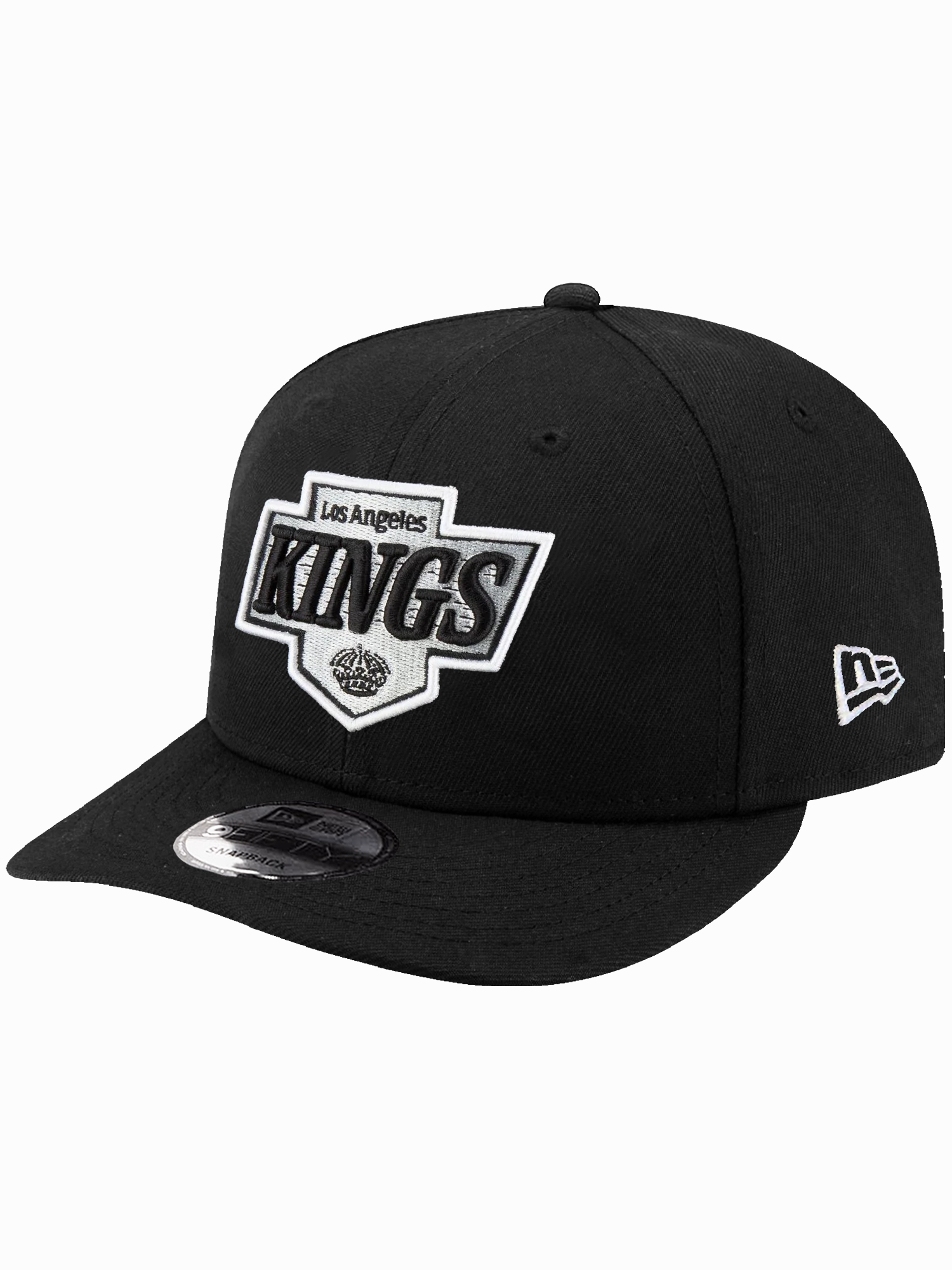 Los Angeles Kings New Era NHL Team 9FIFTY Pre-Curved Snapback Hat - Black