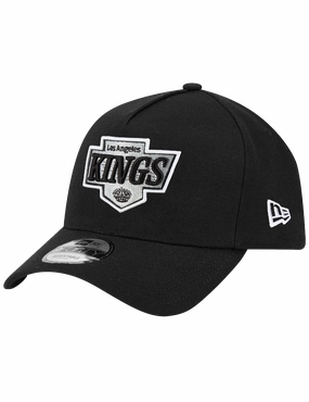 Los Angeles Kings New Era NHL Team 9FORTY A-Frame Snapback Hat - Black
