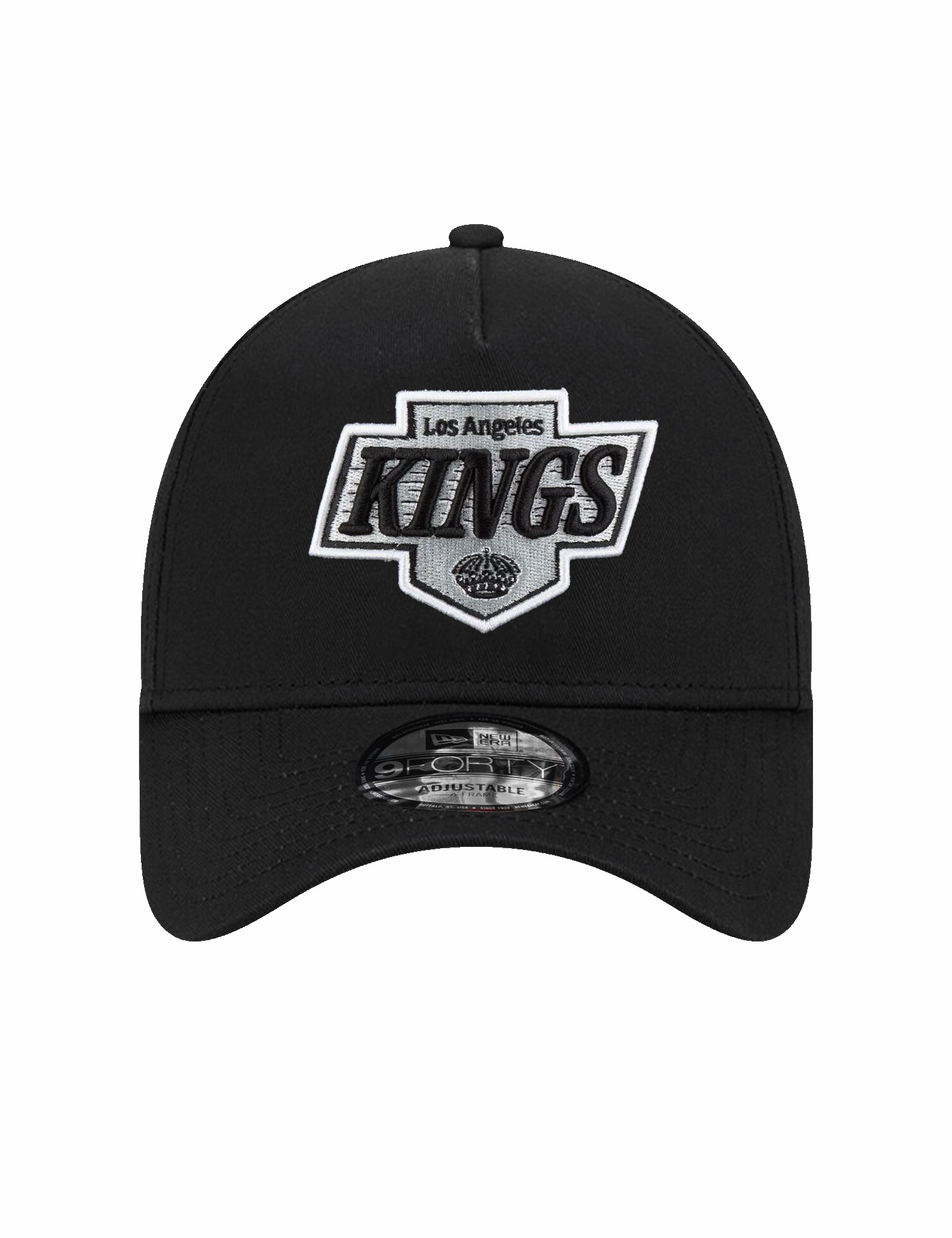 Los Angeles Kings New Era NHL Team 9FORTY A-Frame Snapback Hat - Black