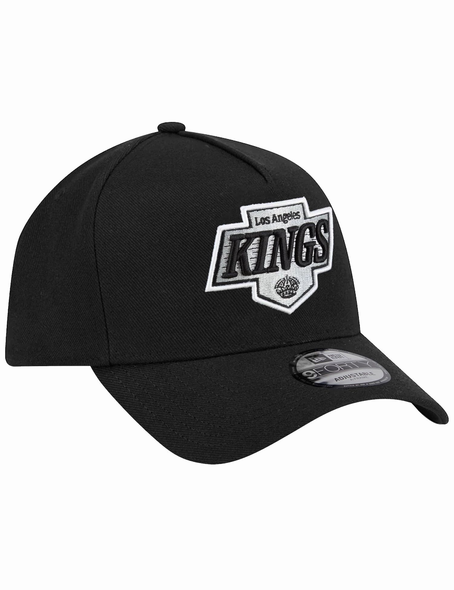 Los Angeles Kings New Era NHL Team 9FORTY A-Frame Snapback Hat - Black