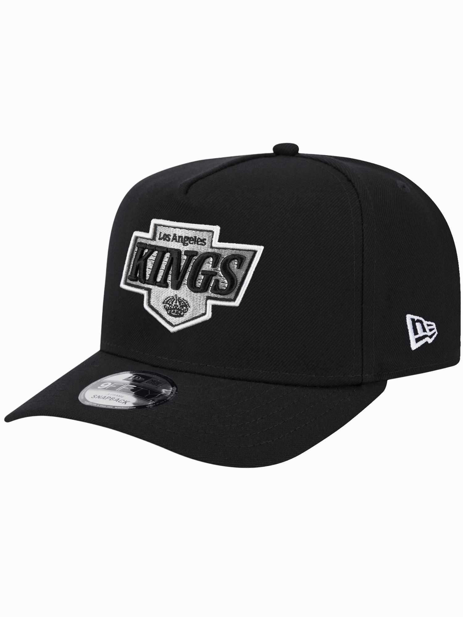 Los Angeles Kings New Era NHL Team Pre-Curved 9FIFTY A-Frame Snapback Hat - Black