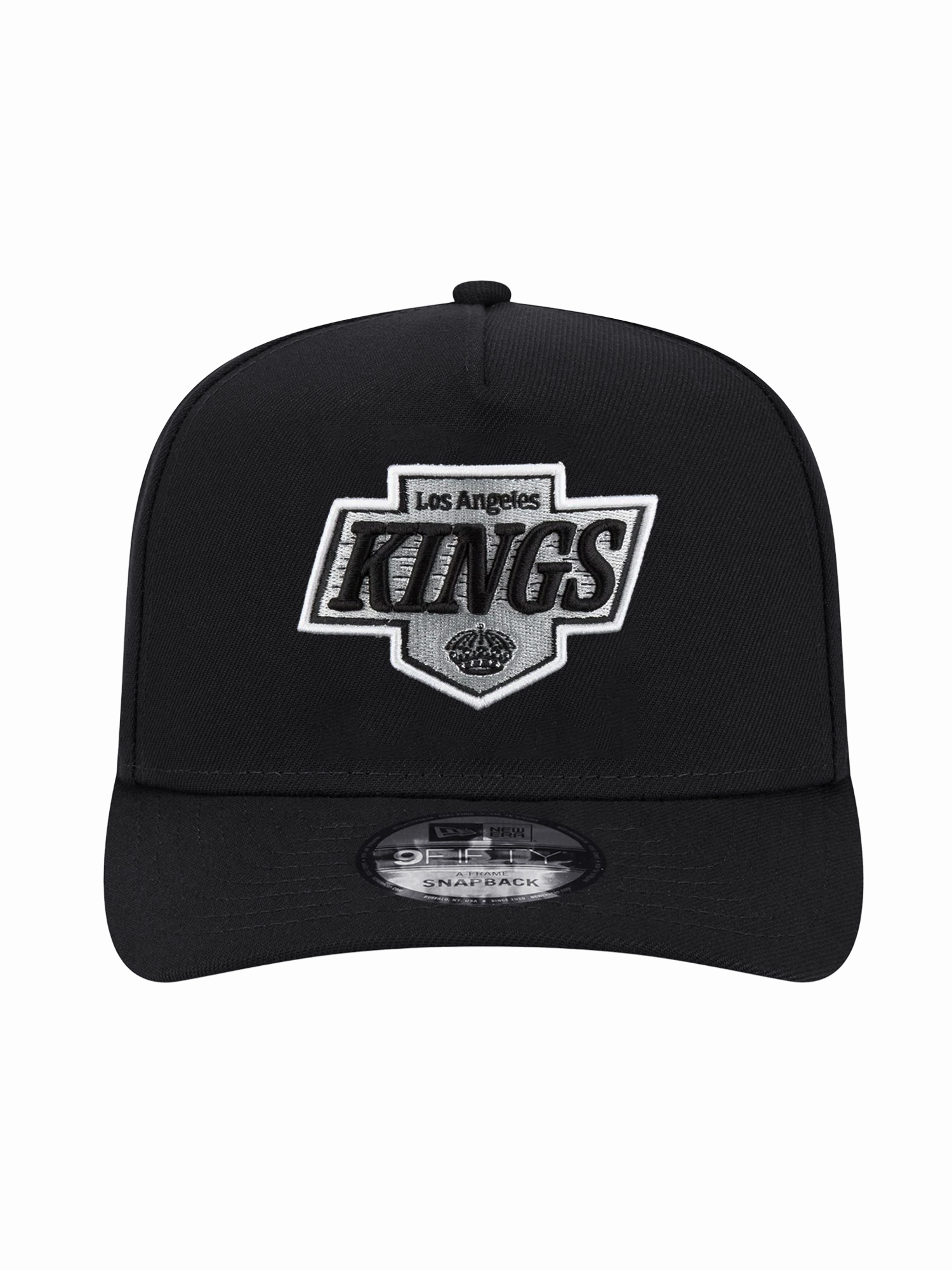 Los Angeles Kings New Era NHL Team Pre-Curved 9FIFTY A-Frame Snapback Hat - Black