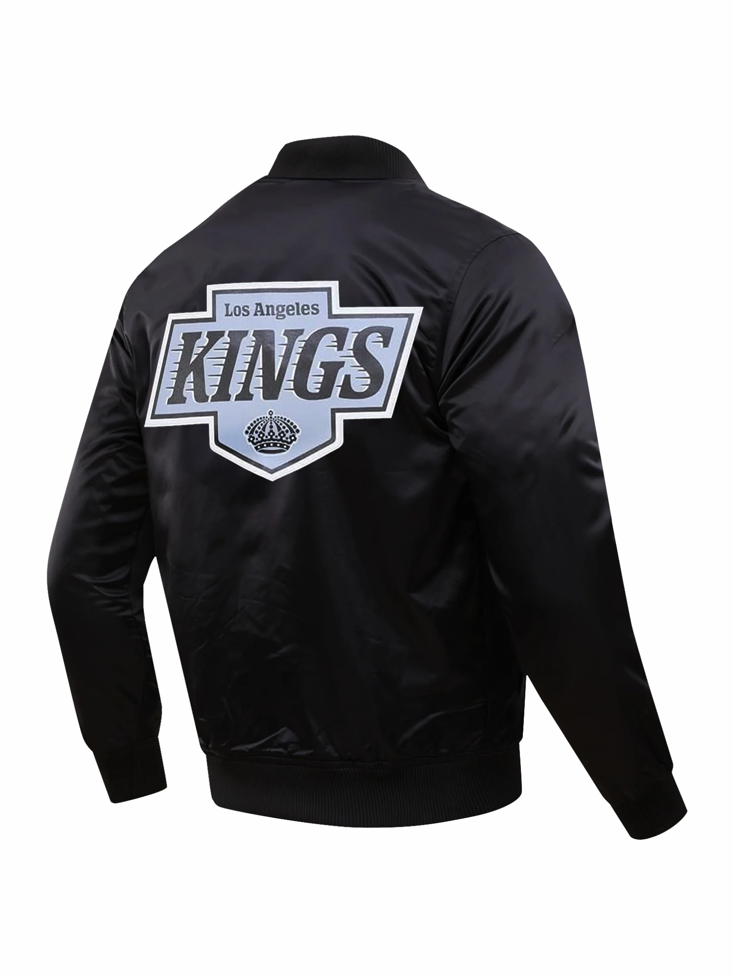 Los Angeles Kings Pro Standard NHL Team Classic Satin Button Jacket - Black