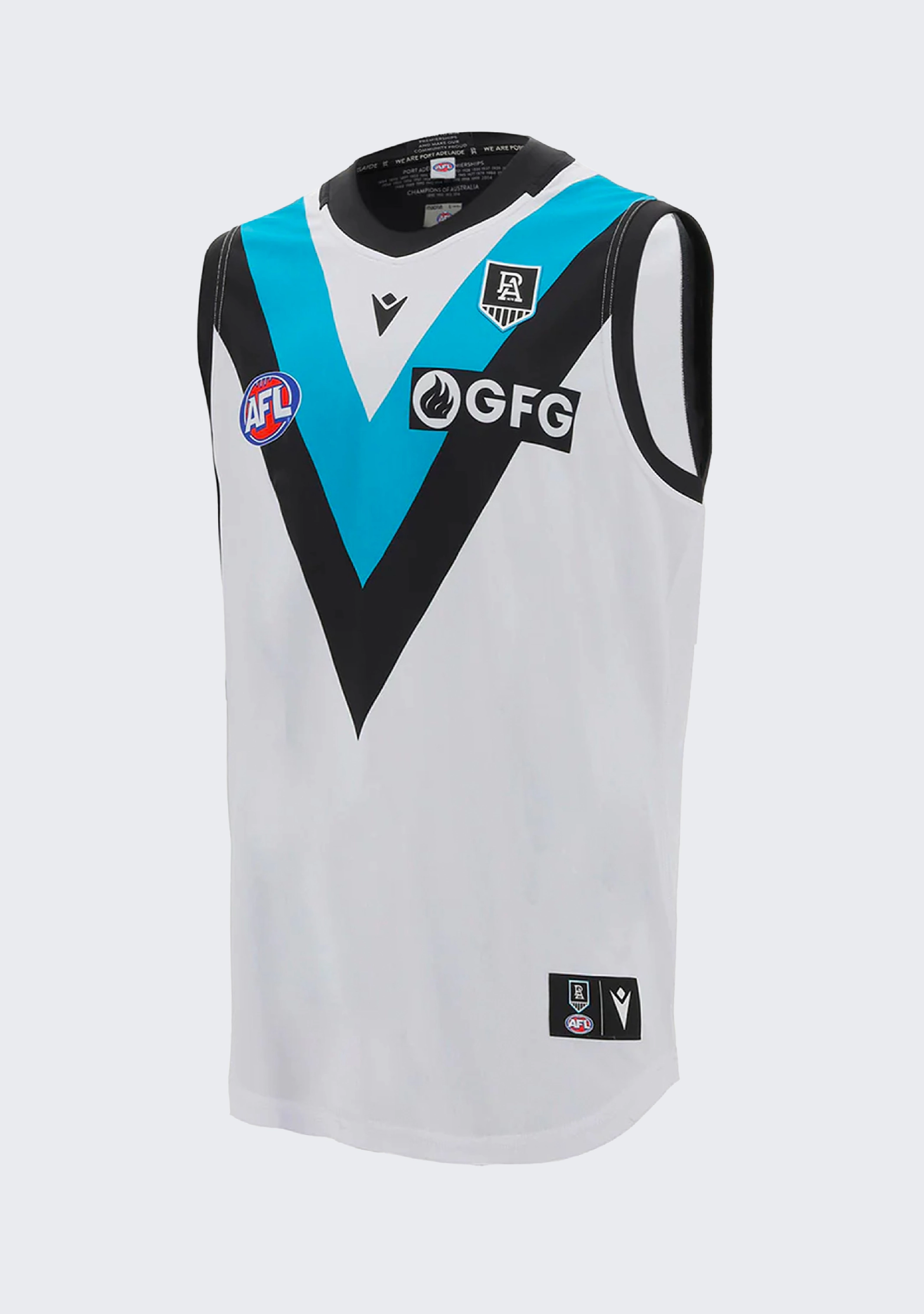 Macron Mens Port Adelaide FC 2021 Away Guernsey