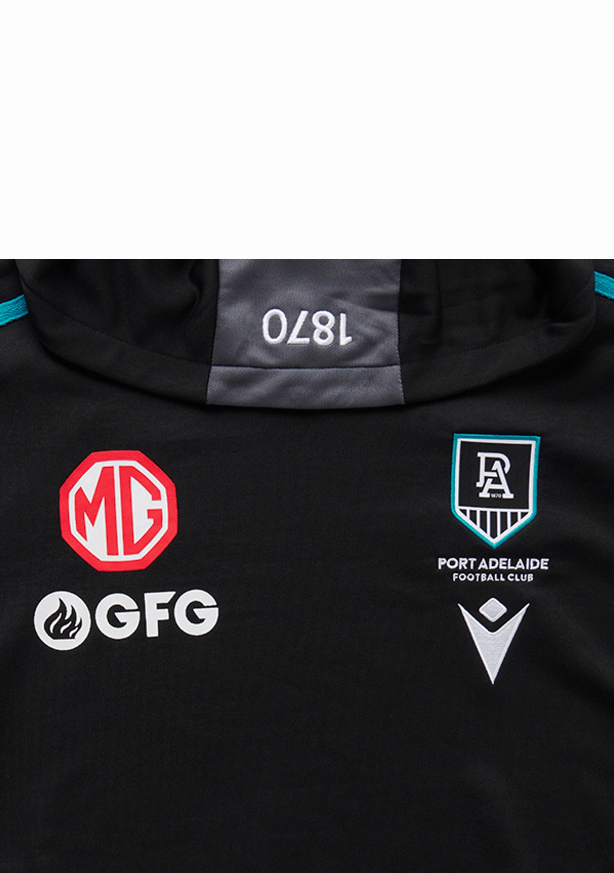 Macron Port Adelaide Youth M21 Travel Hoody