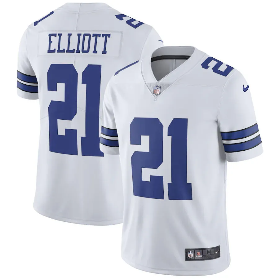 MEN'S NIKE EZEKIEL ELLIOTT WHITE DALLAS COWBOYS GAME PLAYER - JERSEY