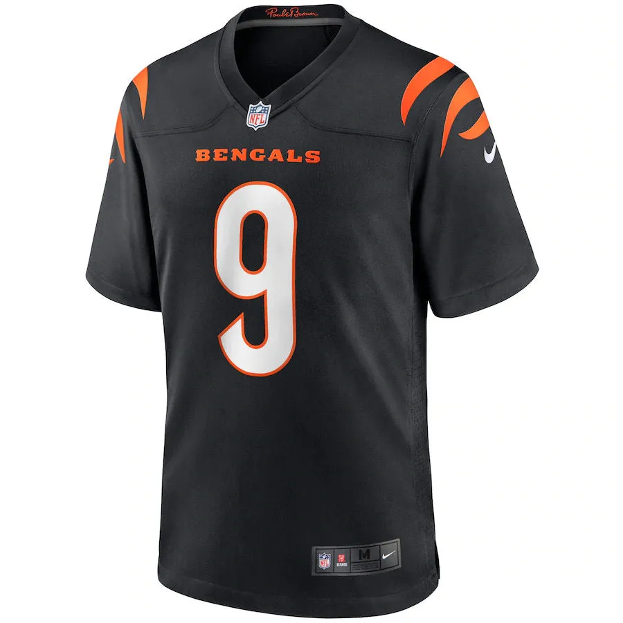 Men's Nike Joe Burrow Black Cincinnati Bengals Game - Jersey