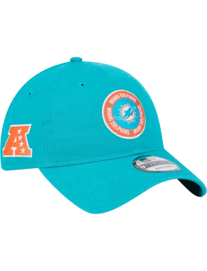 Miami Dolphins New Era NFL 24 Sideline 9TWENTY Strapback Hat