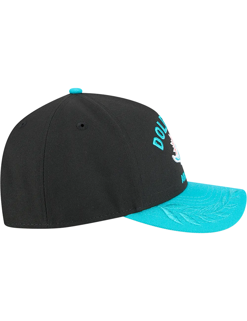 Miami Dolphins New Era NFL 25 Draft 9FORTY M-Crown Snapback Hat - Black