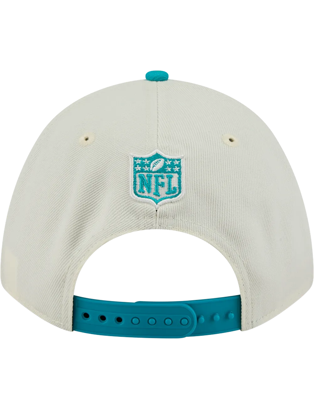 Miami Dolphins New Era NFL 25 Draft 9FORTY M-Crown Snapback Hat - Chrome
