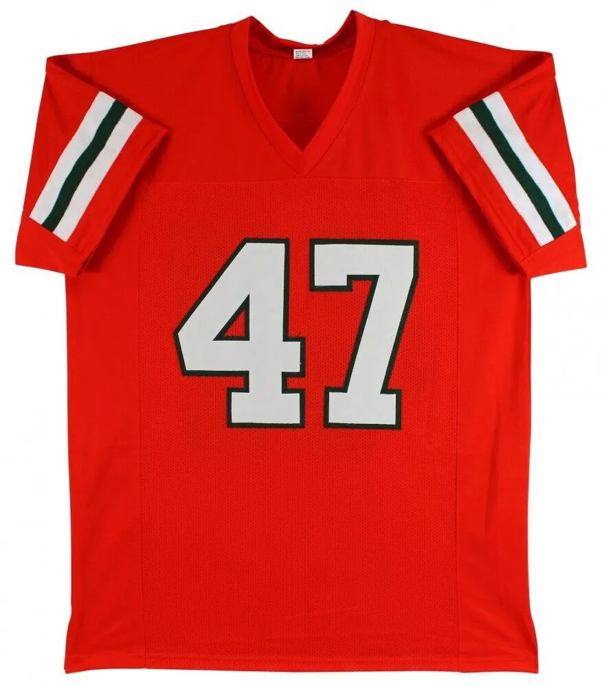 Michael Irvin Signed Miami Hurricanes Jersey (Beckett) Cowboys All Pro Receiver