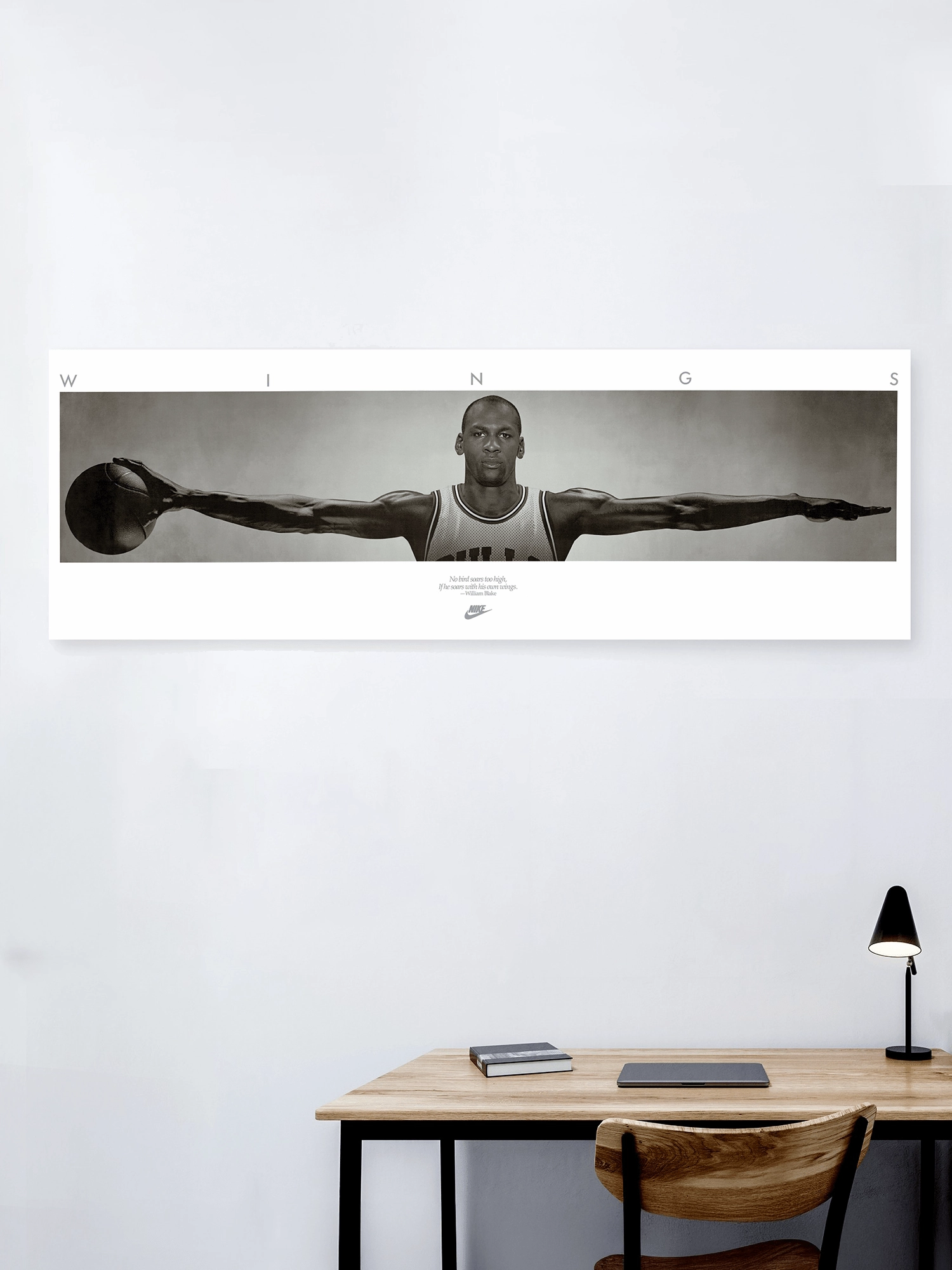 Michael Jordan Chicago Bulls NBA Wings 160 x 60cm Poster