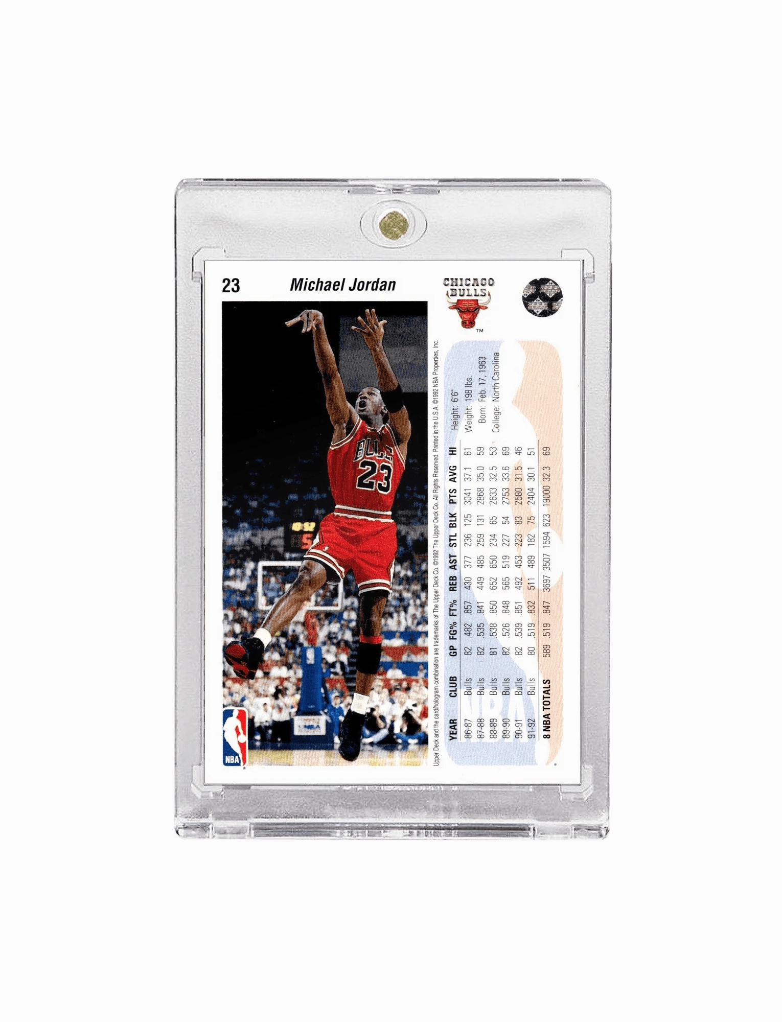 Michael Jordan Chicago Bulls Upper Deck 92-93 Base 23 Card
