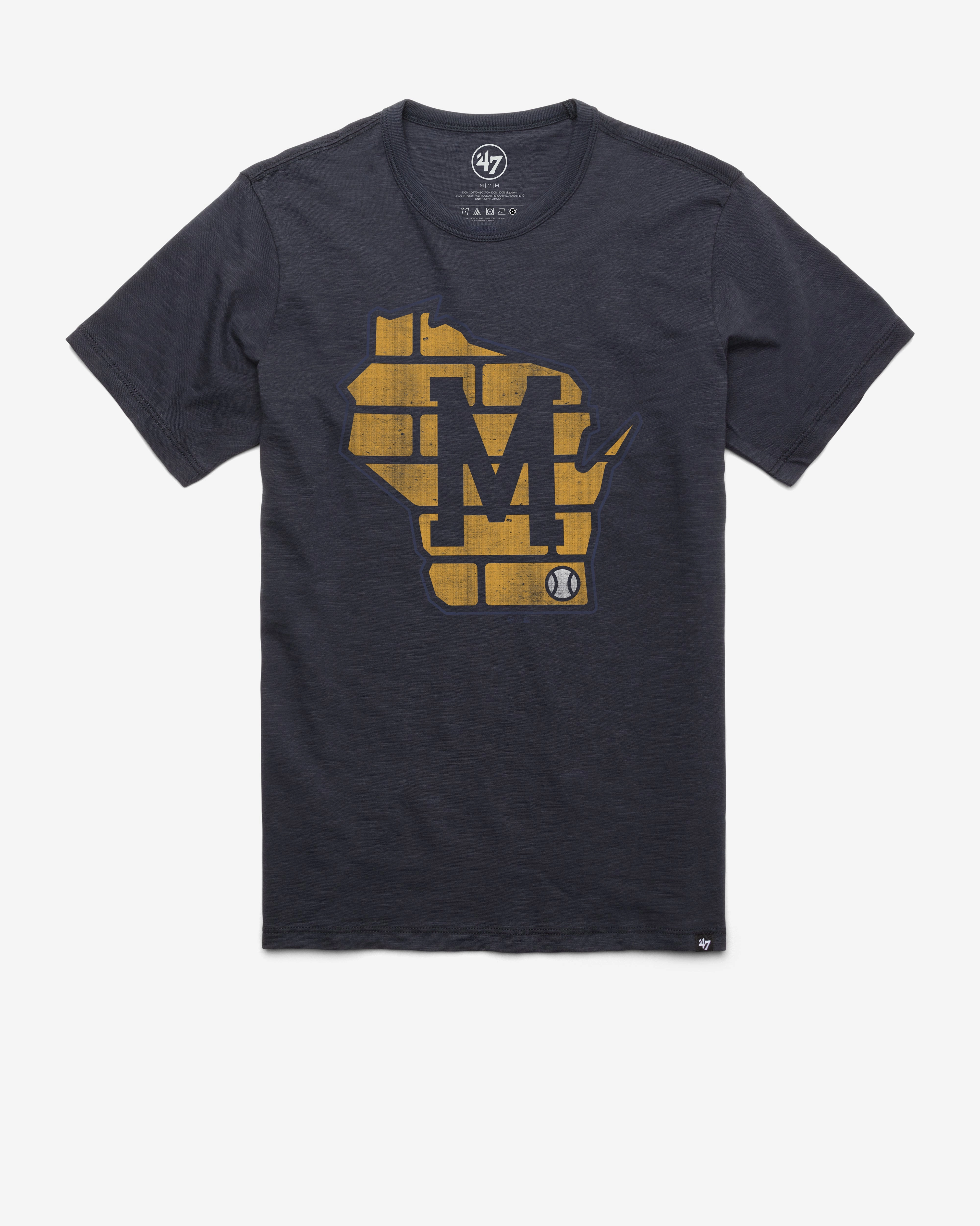 MILWAUKEE BREWERS GRIT '47 SCRUM TEE
