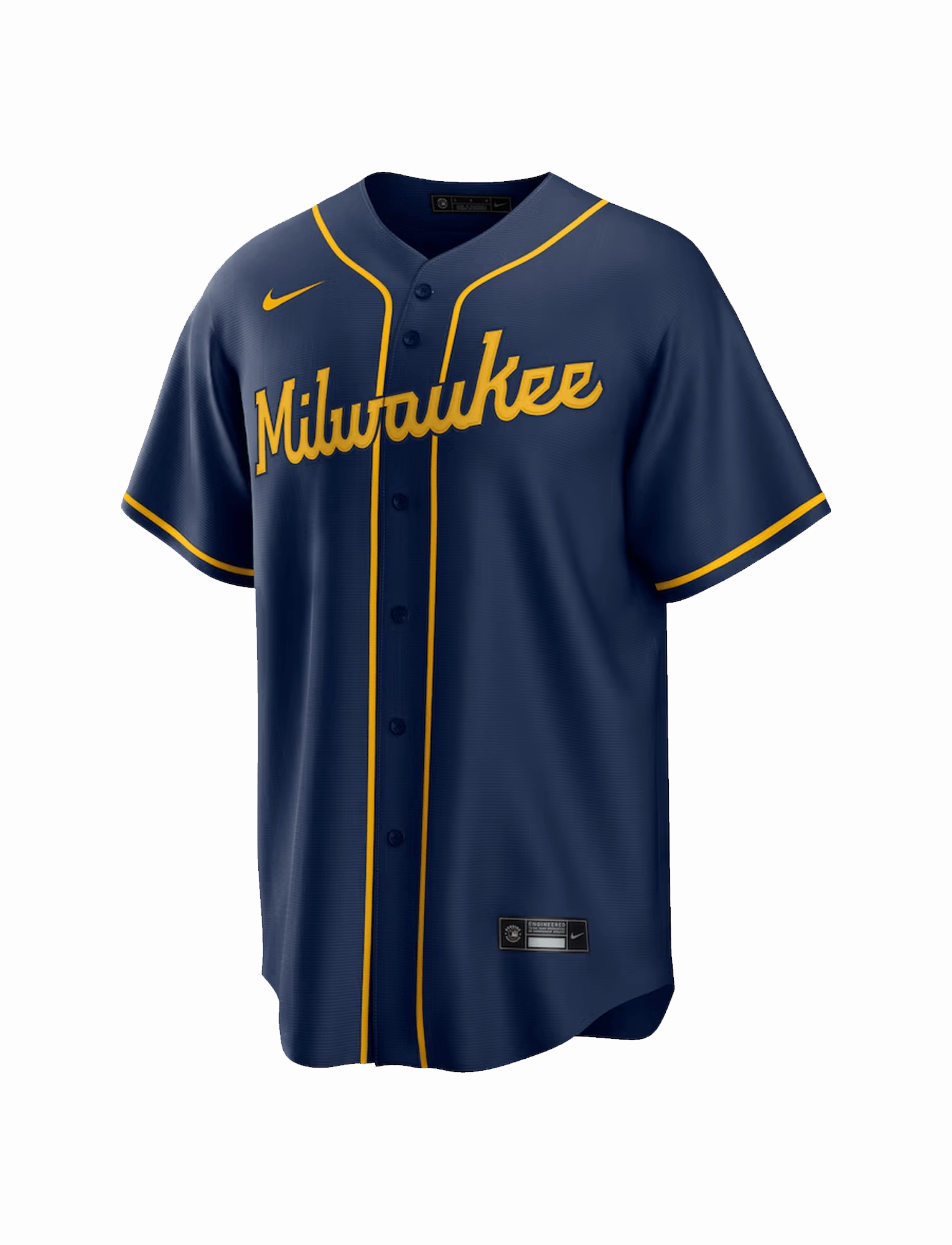 Milwaukee Brewers Nike MLB Alternate 2 Replica Jersey - Navy