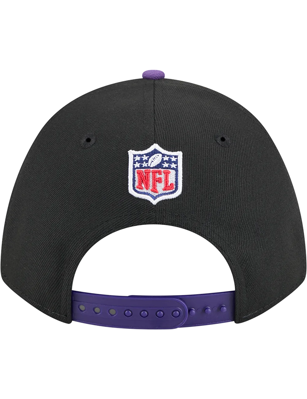 Minnesota Vikings New Era NFL 25 Draft 9FORTY M-Crown Snapback Hat - Black