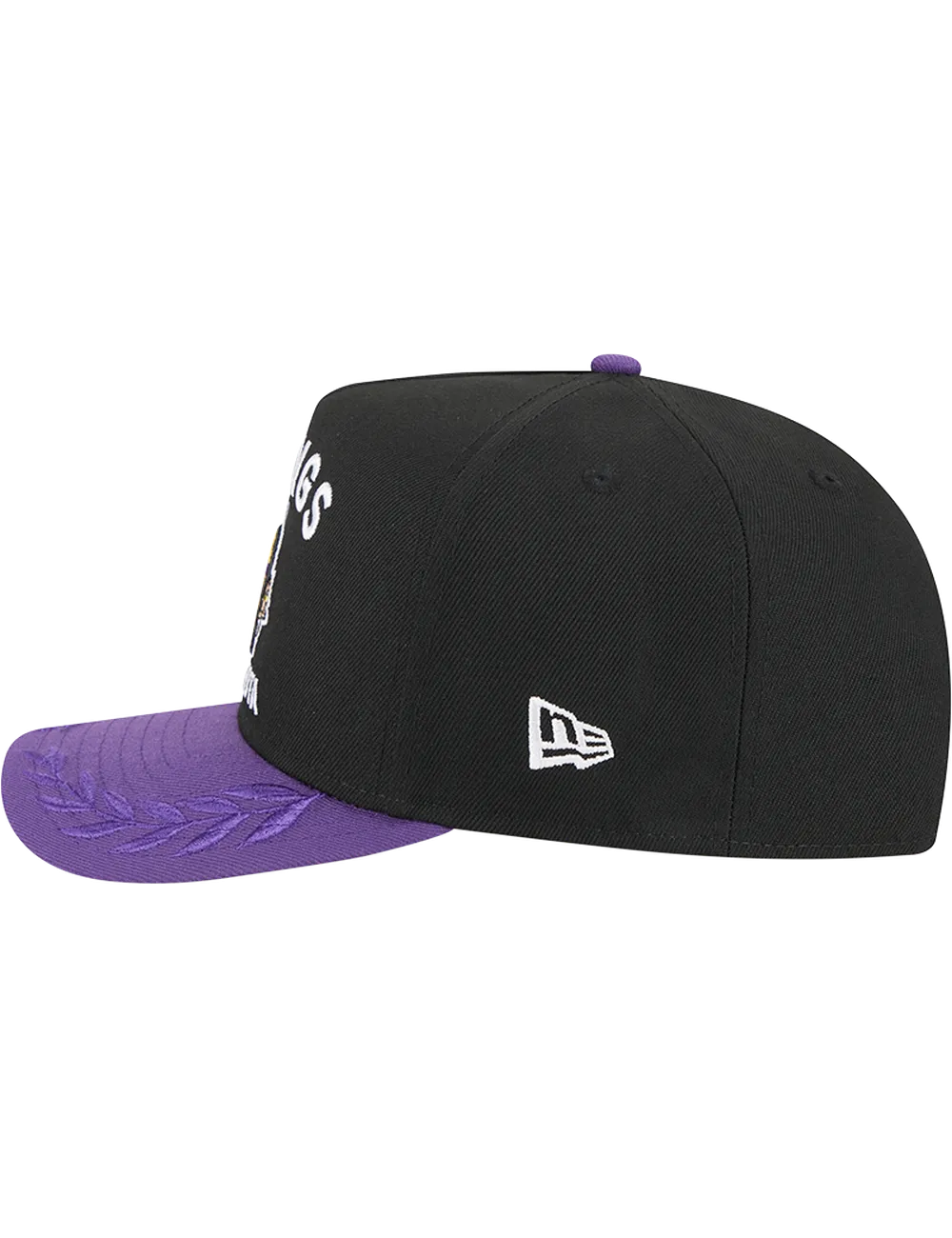 Minnesota Vikings New Era NFL 25 Draft Pre-Curved 9FIFTY A-Frame Snapback Hat - Black