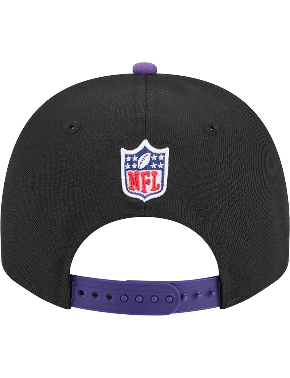 Minnesota Vikings New Era NFL 25 Draft Pre-Curved 9FIFTY A-Frame Snapback Hat - Black