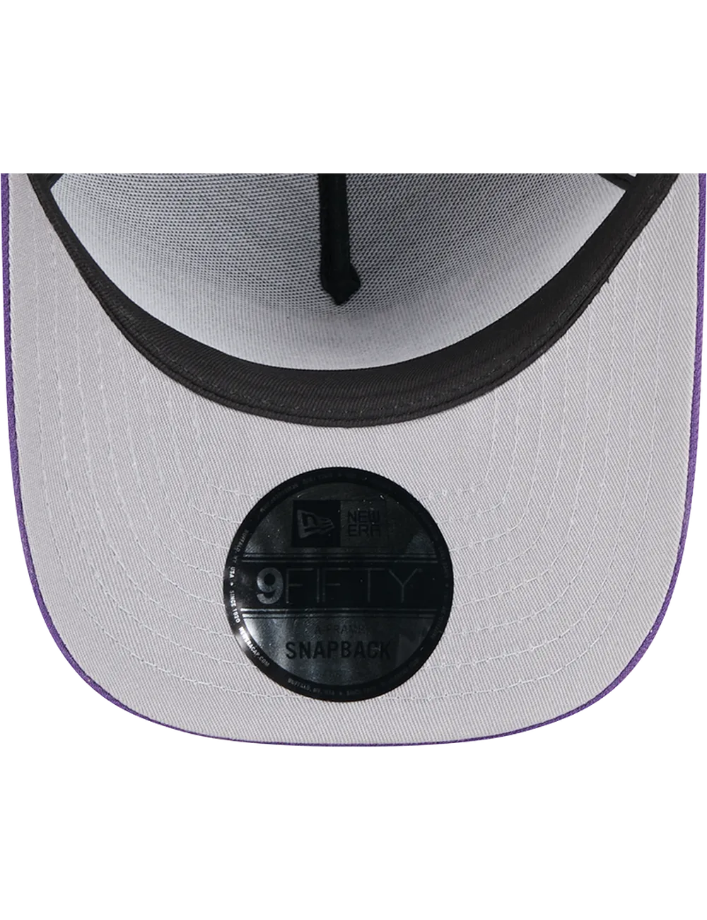 Minnesota Vikings New Era NFL 25 Draft Pre-Curved 9FIFTY A-Frame Snapback Hat - Black