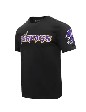 Minnesota Vikings Pro Standard NFL Classic Chenille Flex T-Shirt - Black