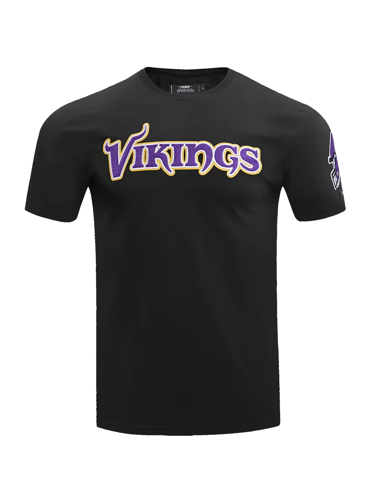Minnesota Vikings Pro Standard NFL Classic Chenille Flex T-Shirt - Black