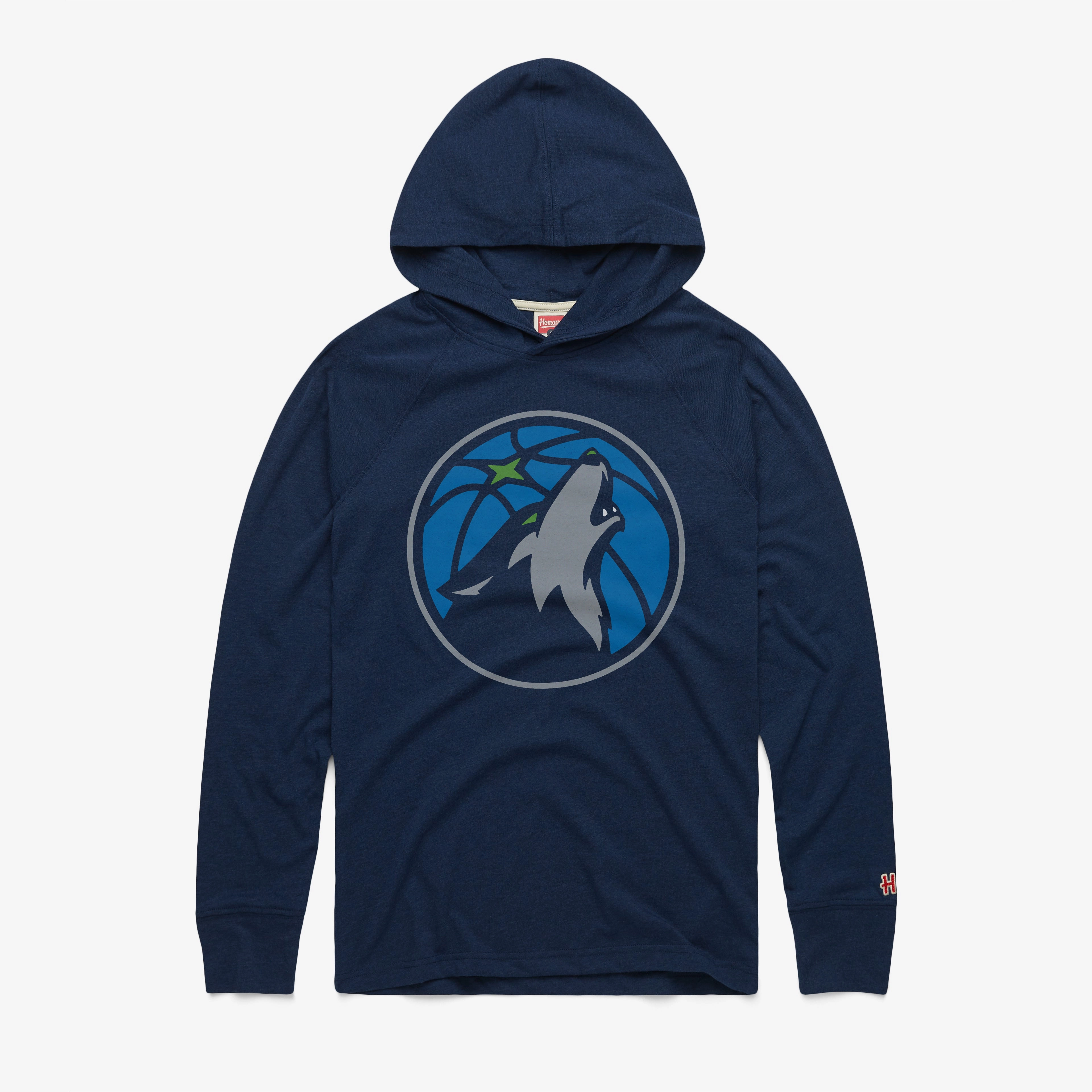 Minnesota Timberwolves Logo Lightweight Hoodie