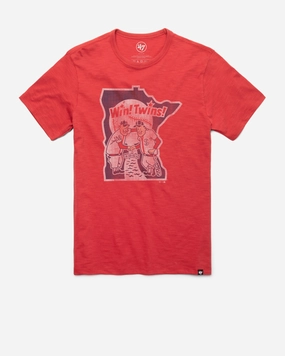 MINNESOTA TWINS COOPERSTOWN GRIT '47 SCRUM TEE