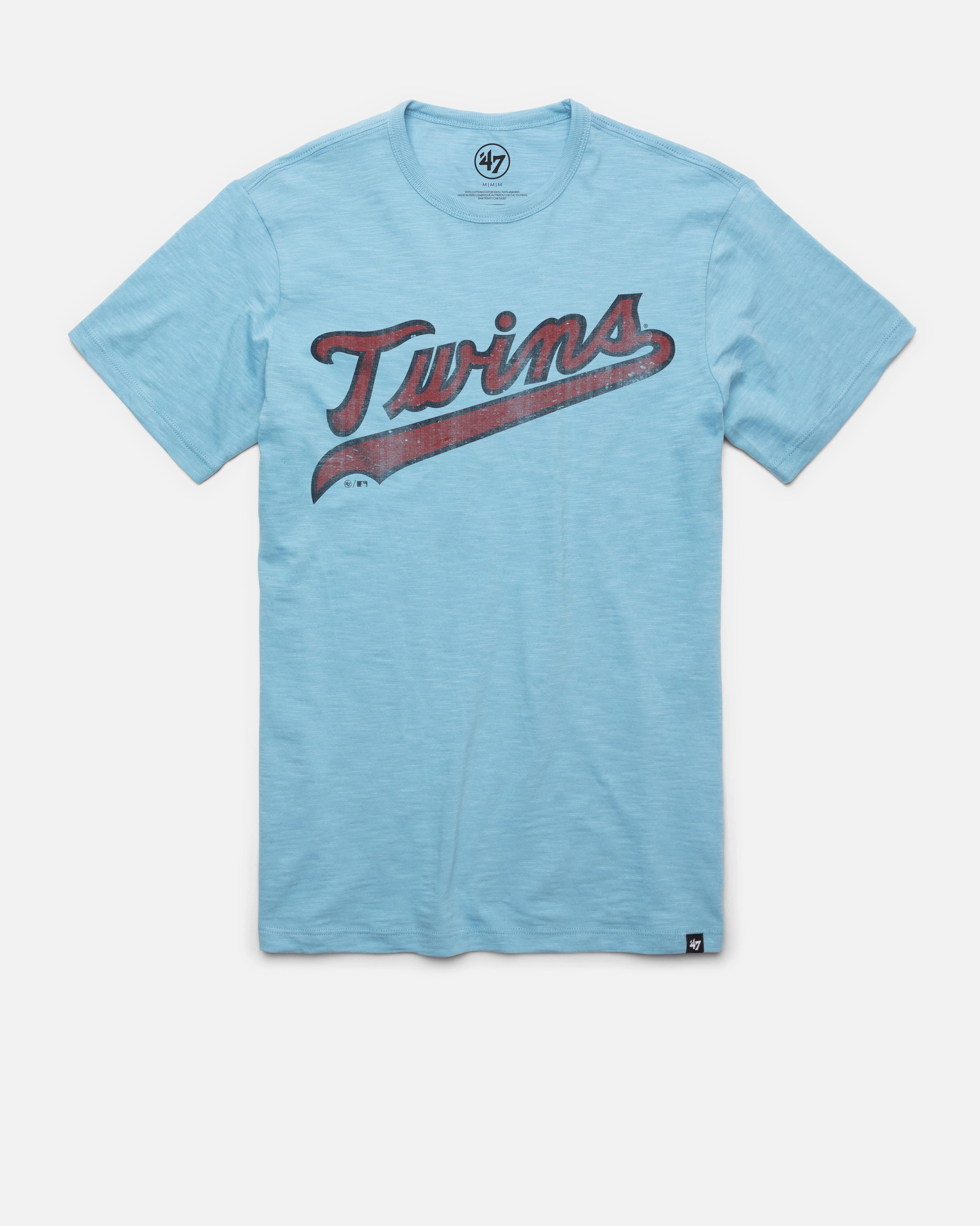 MINNESOTA TWINS COOPERSTOWN GRIT WORDMARK '47 SCRUM TEE