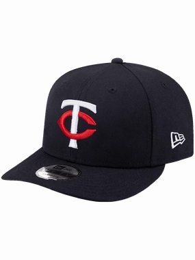 Minnesota Twins New Era MLB Team Pre-Curved 9FIFTY Snapback Hat - Navy