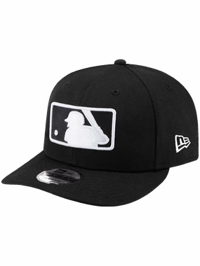 MLB Batterman New Era MLB Black White Pre-Curved 9FIFTY Snapback Hat - Black