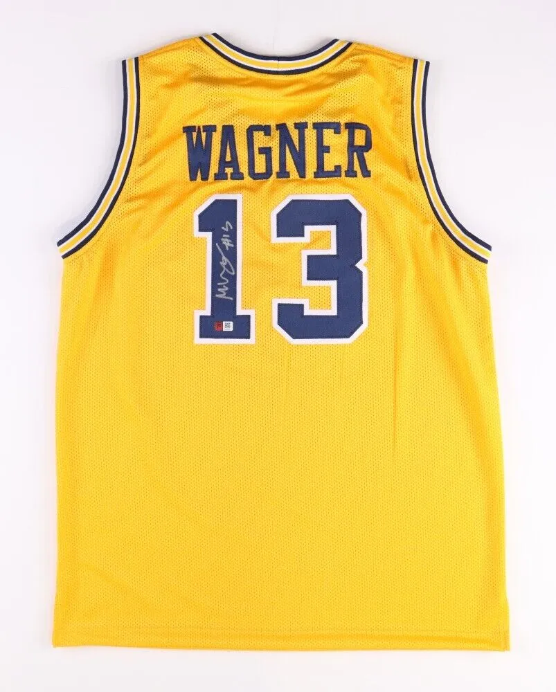 Mo Wagner Signed Michigan Wolverines Jersey (PA COA) Lakers 1st Round Pick 2018
