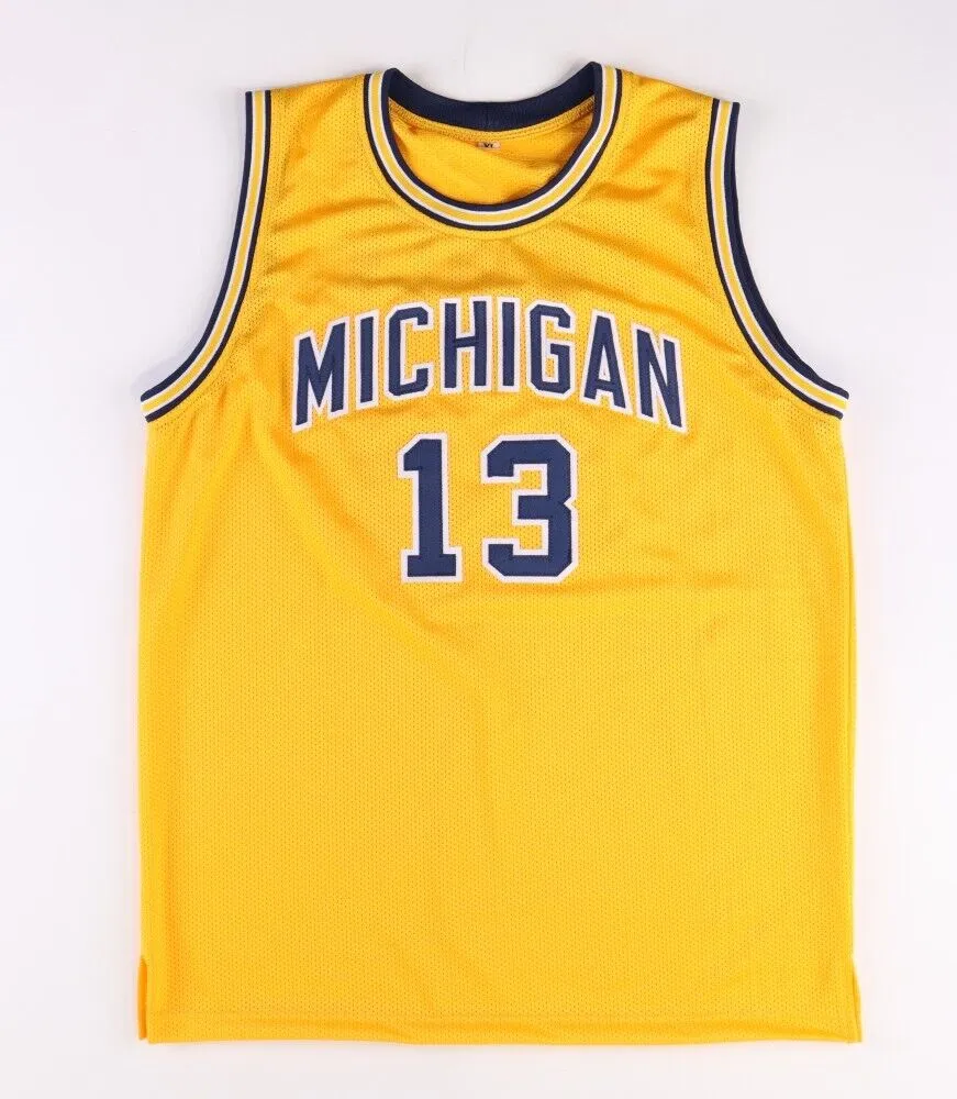 Mo Wagner Signed Michigan Wolverines Jersey (PA COA) Lakers 1st Round Pick 2018