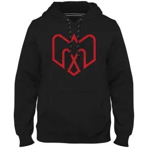 Montreal Alouettes CFL Express Twill Logo Hoodie - Black