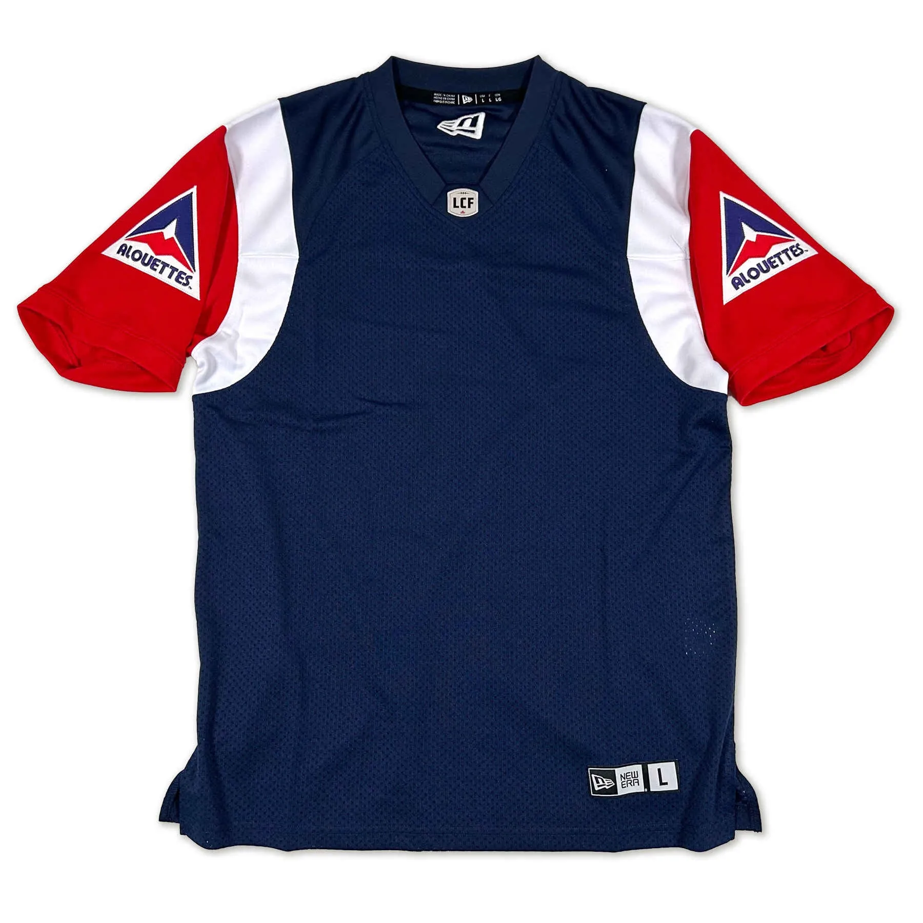 Montreal Alouettes New Era CFL Replica Retro Alternate Delta Jersey - Navy