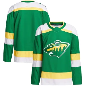 M.Wild 2023-24 Alternate Primegreen Authentic Jersey  Green Stitched American Hockey Jerseys