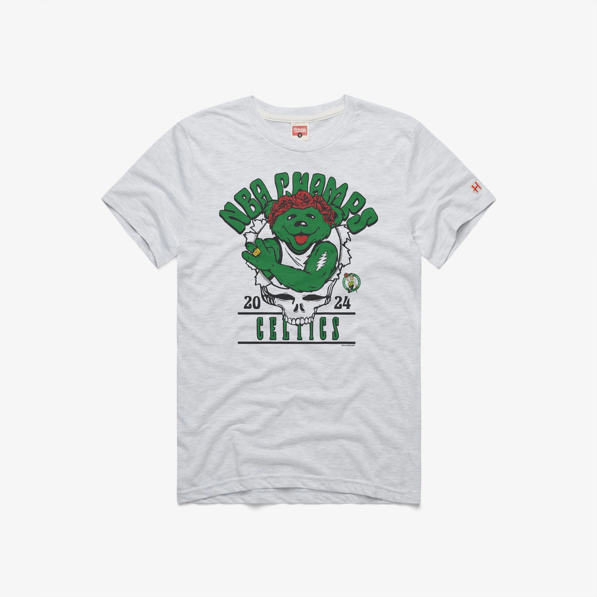 NBA x Grateful Dead 2024 Champs Celtics